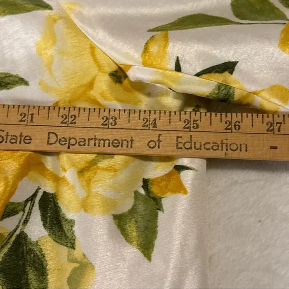 Danillo Women's Floral Midi Dress yellow with floral jacket - Yellow and Green - Picture 3 of 15